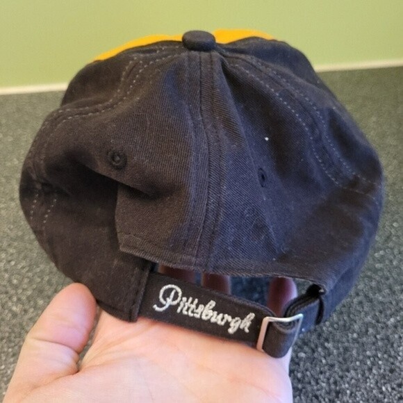 47 Brand Women's NFL Pittsburgh Steelers Miata Clean Up Adjustable Hat Yellow - Picture 7 of 11